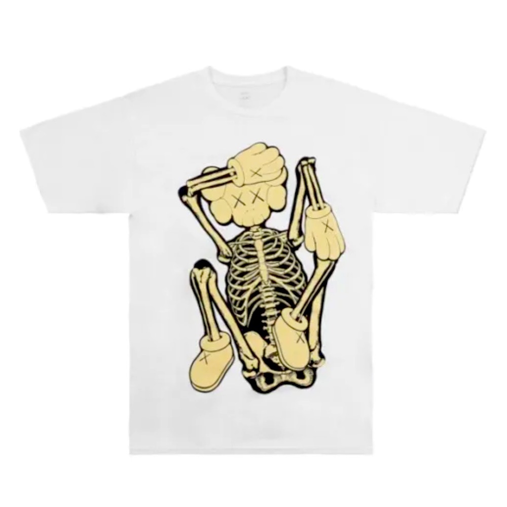 KAWS x New Fiction Skeleton Bone - T-Shirt Large